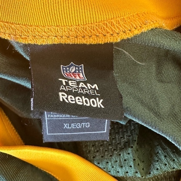 Men’s pre own as is Reebok NFL Aaron Rodgers home jersey size CL GreenBay Packer - Picture 7 of 8